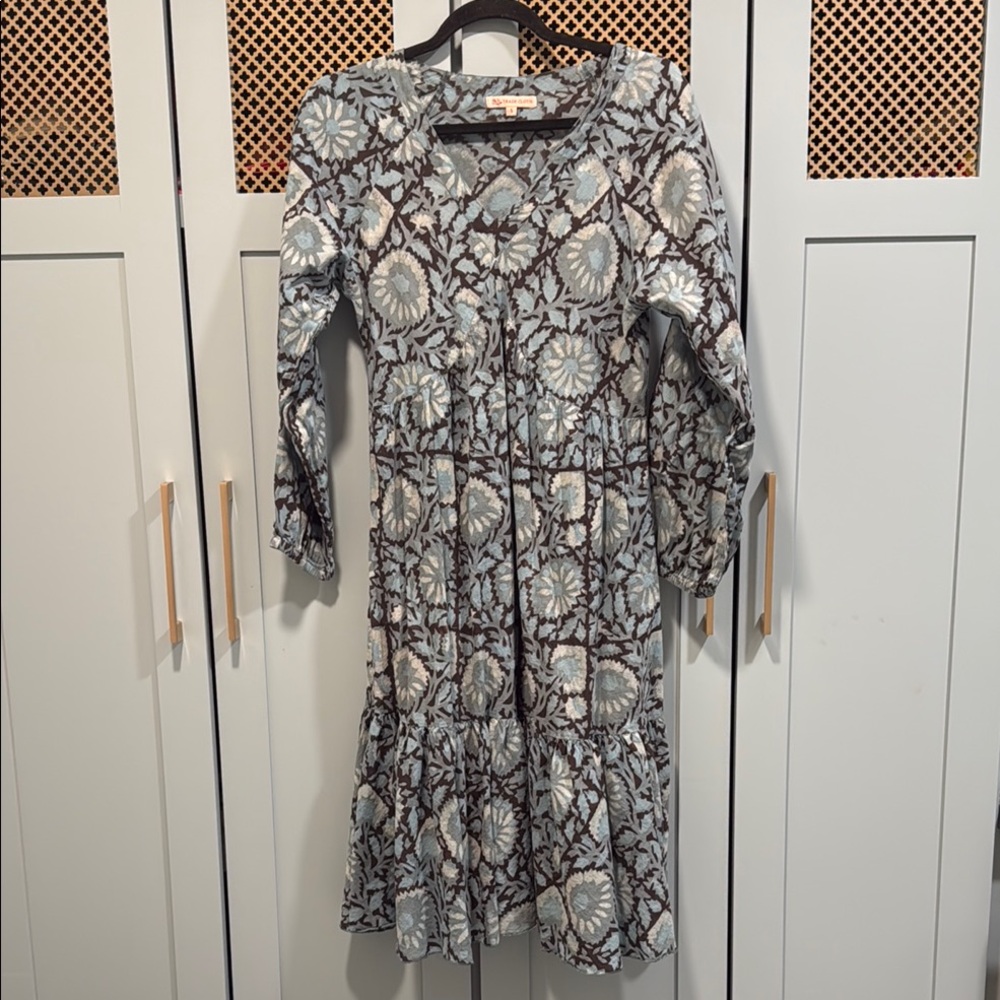 Trade Cloth Floral Long Sleeve Dress